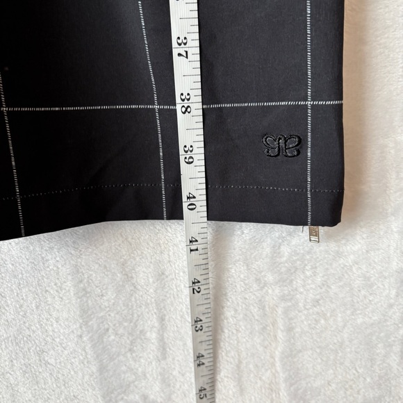 Albion black windowpane Going Places Round Neck Back Zip Casual Dress Size small - Picture 9 of 13